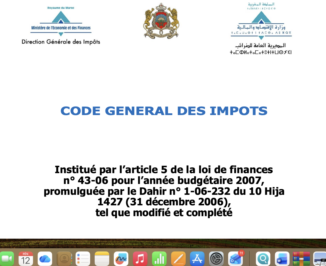 <span>Code général des impôts 2026</span>
