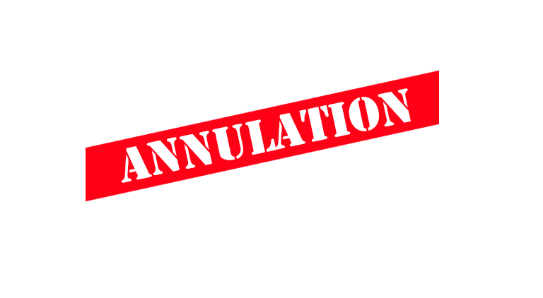 <span>Décision d'annulation </span>

