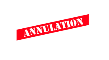 Décision d'annulation 